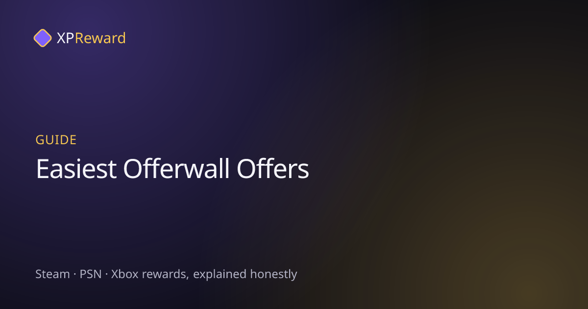 Guide graphic for choosing easy offerwall offers worth your time